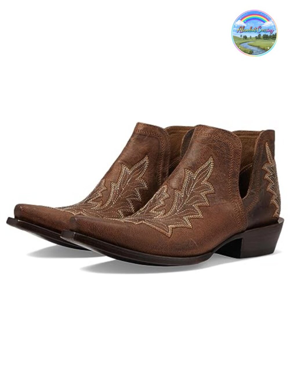 Western Boots for Women - Ariat Dixon Chimayo with Leather Shaft